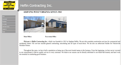 Desktop Screenshot of heflincontracting.com